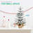 50CM Modern Flocked Tabletop Christmas Tree