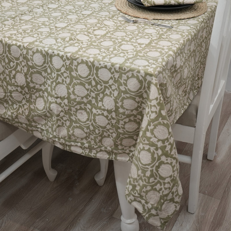 Nappe Red Barrel Studio® Premium Hand Block, 60 po carré