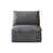 Tissu gris foncé