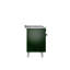 Cuisinière à double combustible de 40 po avec 6 brûleurs scellés et plaque chauffante ILVE Nostalgie II Series (porte pleine)-708322064-708322092