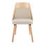 Chaises d'appoint Aurika avec pieds en bois effilés-85473868-85473858