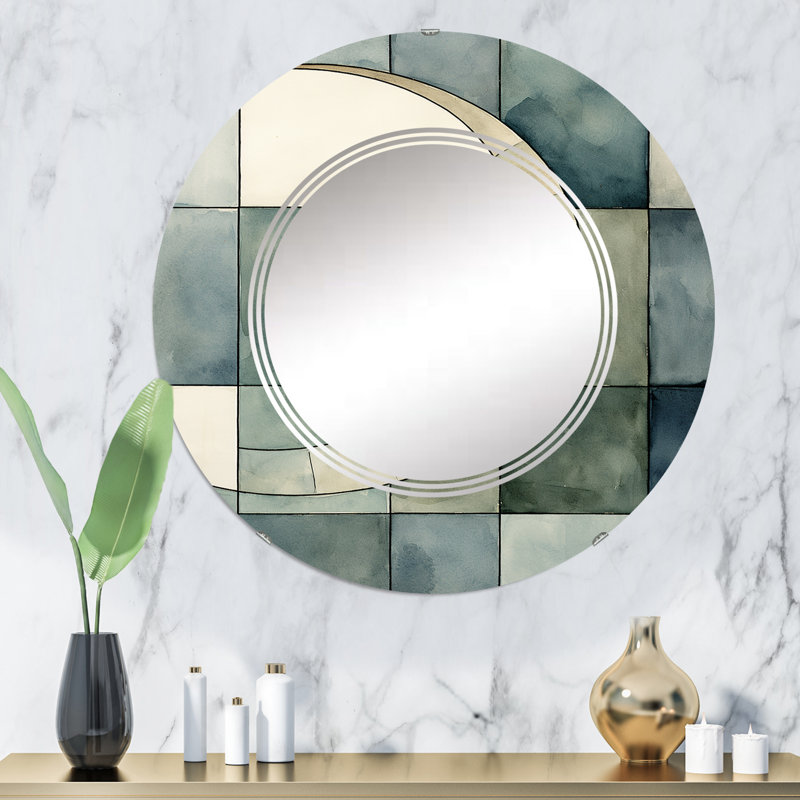 Circle Mirror, 32" x 32"