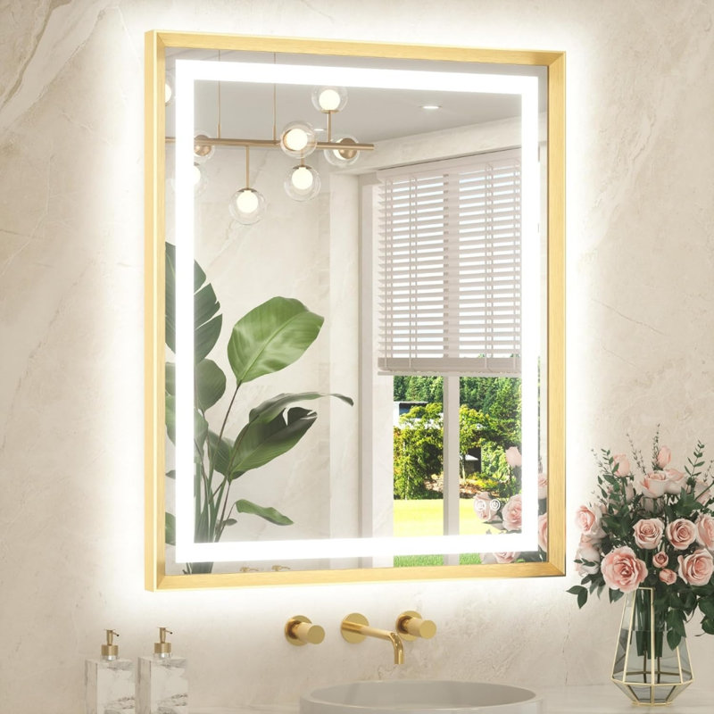 Miroir de salle de bain Led, 36 po x 30 po