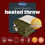 Silentnight Luxury Ribbed Faux Fur Heated Throw-115624625