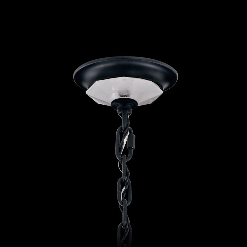 Amadeus 15 Light Crystal Chandelier, Black