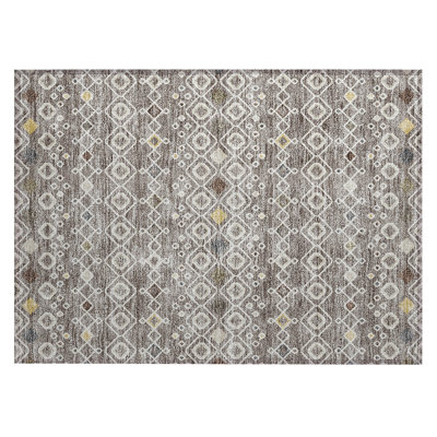 Aleighna Area Rug with Non-Slip Backing