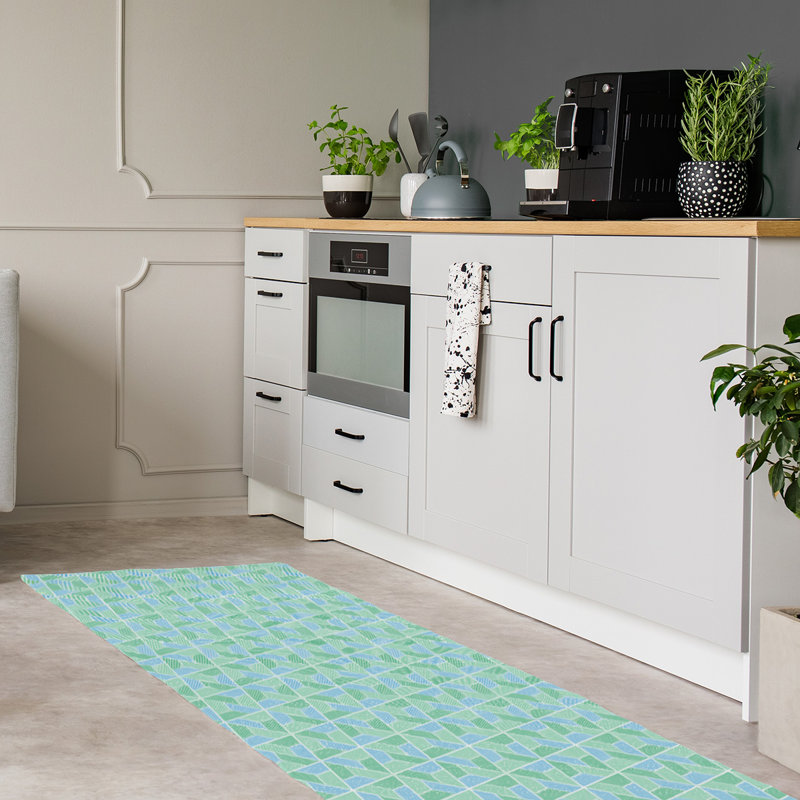 Tapis de zone verte trapézoïdals, Tapis de couloir 2 pi 6 po x 8 pi