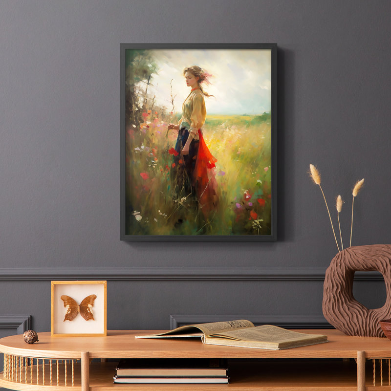 WOMEN Series CECIX - reproduction encadrée de qualité supérieure - prête à être accrochée - aucun clou requis