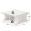 Table basse carrée 31,5 po pour le salon-22866364