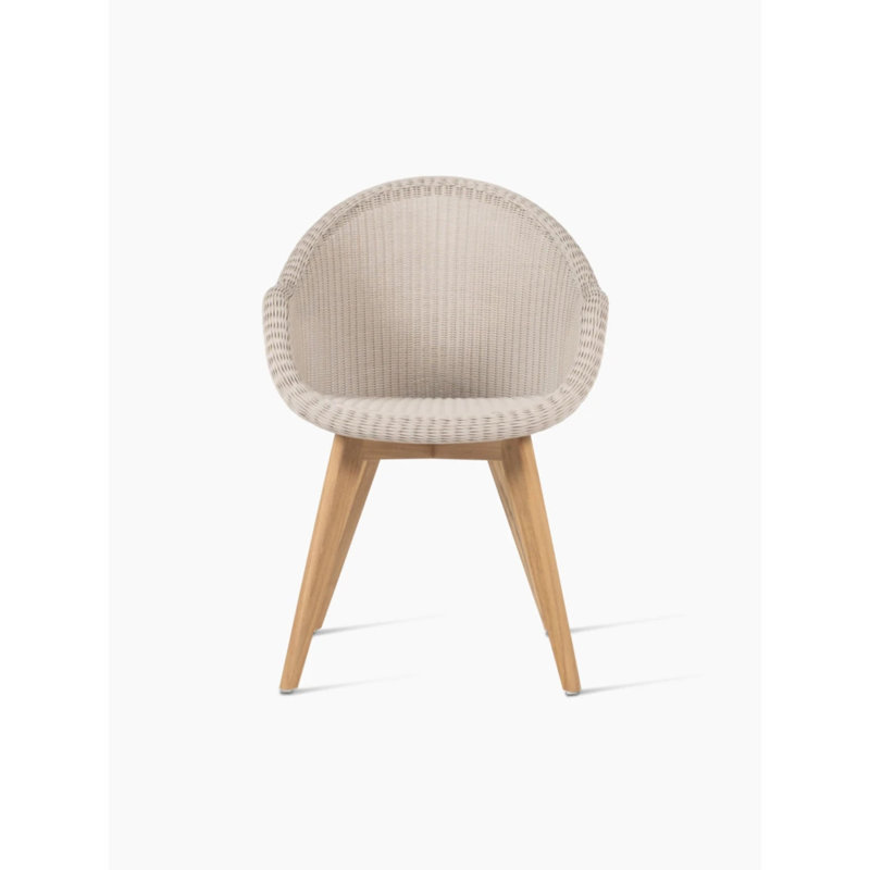 Edgard Outdoor Dining Armchair, Beige