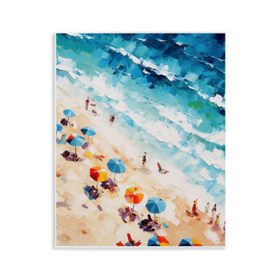  «Bold Beachgoers Hues» par Arlington Prints