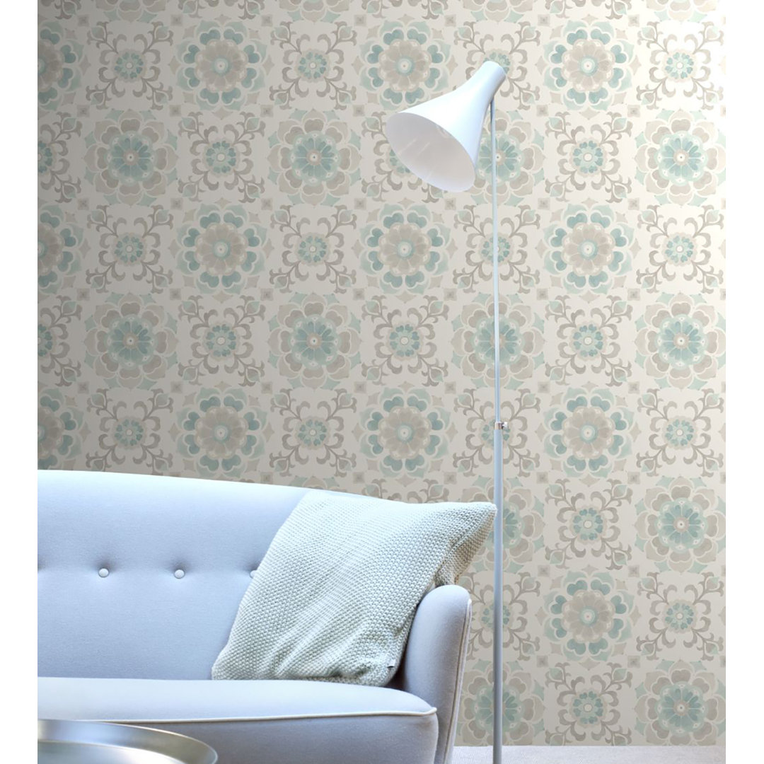 Medallion 33' L x 20.5" W Wallpaper Roll Bungalow Rose 