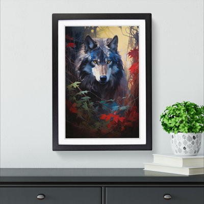 Wolf Hard Edge No.3 1 Piece Single Picture Frame Wall Art
