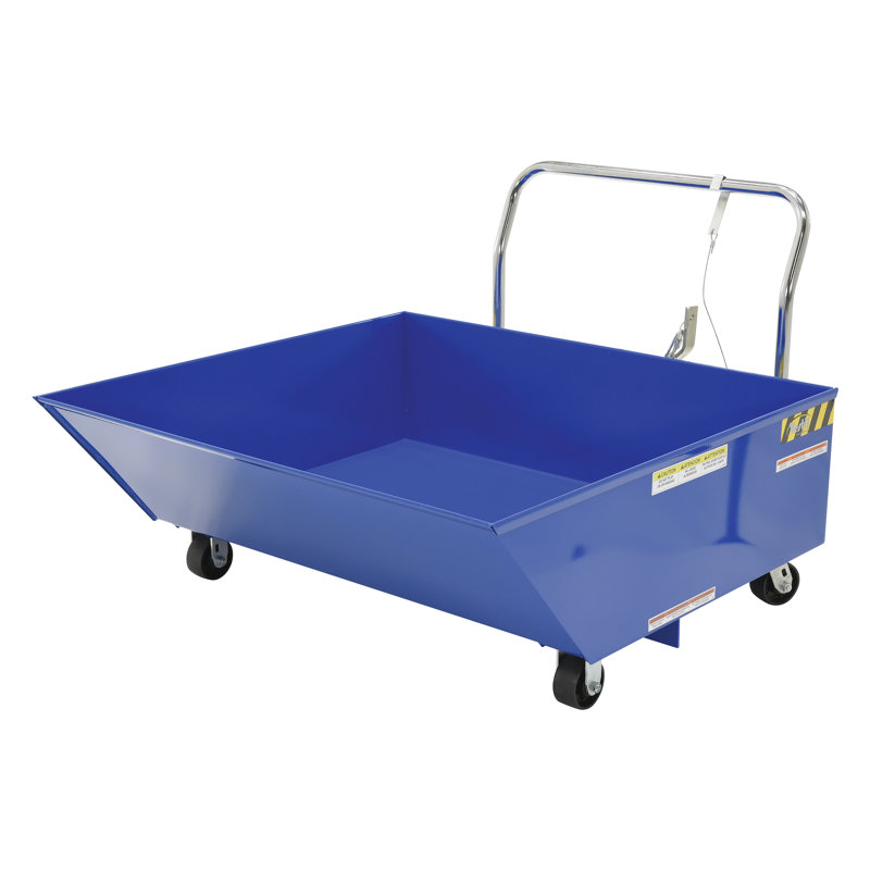 Poubelle à profil bas 239,65 gallons, H 34 po x l 48,43 po x P 54,06 po