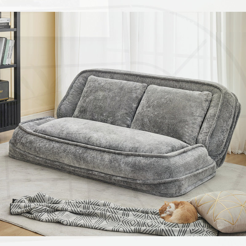 Lit convertible pour chien en couple, Gris clair