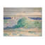 «Oceanic Waves Calm Horizon», impression sur bois vert côtier sur bois de pin naturel-766441232