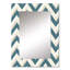 Scandinavian Chevron Elegance - Chevron Mirror Wall Decor-353425627