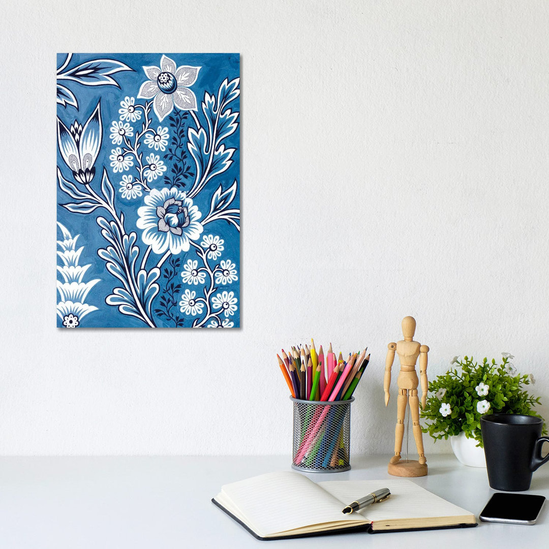 Floral Tapestry Study by Stellar Design Studio - Galerie-verpackte Leinwand Giclée auf Leinwand