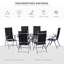 6 - Person Patio Dining Set with Rectangular Table