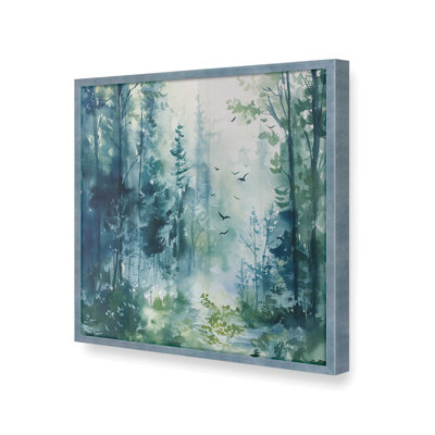 Blue and Green Enchanted Forest I