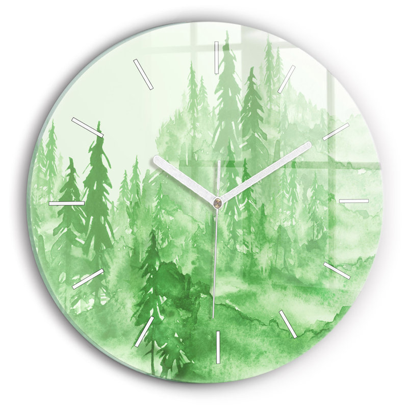 Glass Wall Clock