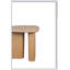Table d'appoint de table fuselée (bois naturel)