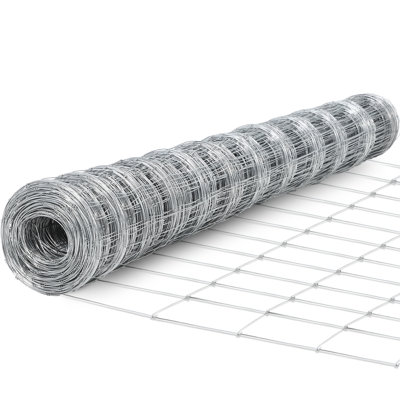 Galvanized Cattle Fence for Livestock, Animal, Yard, Garden