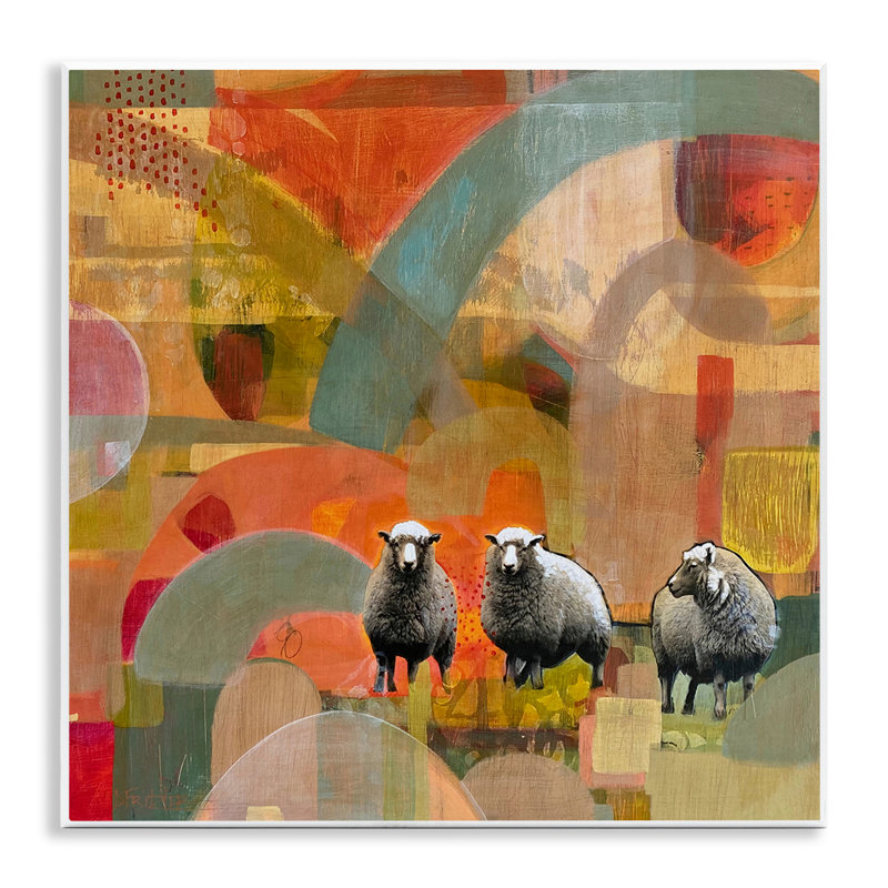«Counting In My Sheep», plaque murale, conception par Dianna Fritzler