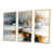 Toile naturelle avec cadre flottant