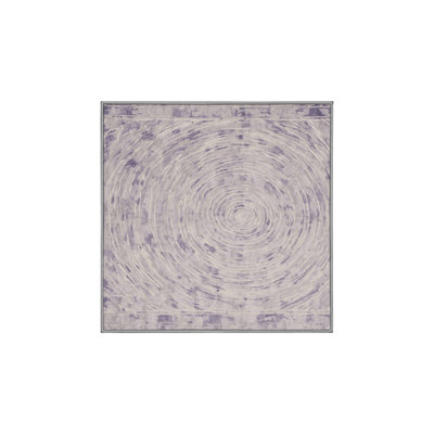 Tapis gris soyeux et moelleux
