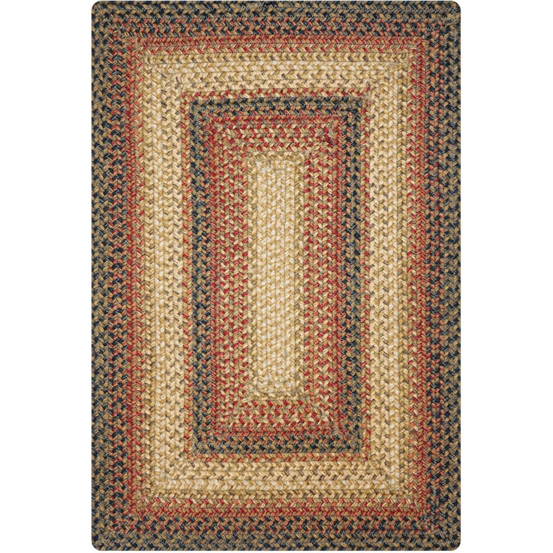 Tapis brun / noir réversible en jute tressé Dahlilah, Rectangle de 5 pi x 8 pi
