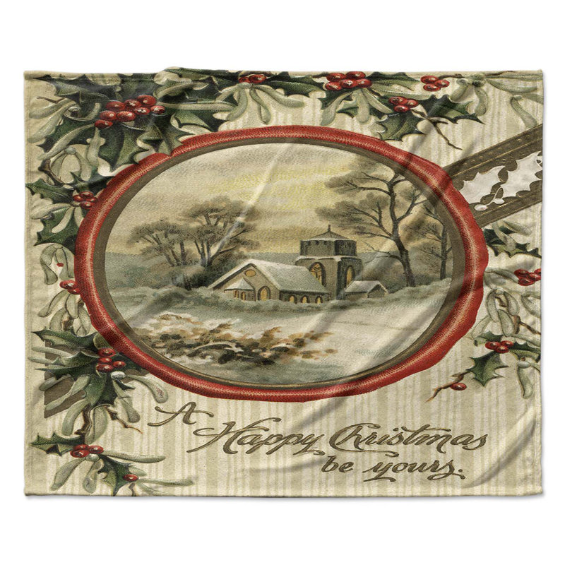 Couverture de Noël rétro