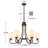 6 Light Dimmable Classic / Traditional Chandelier-126107131