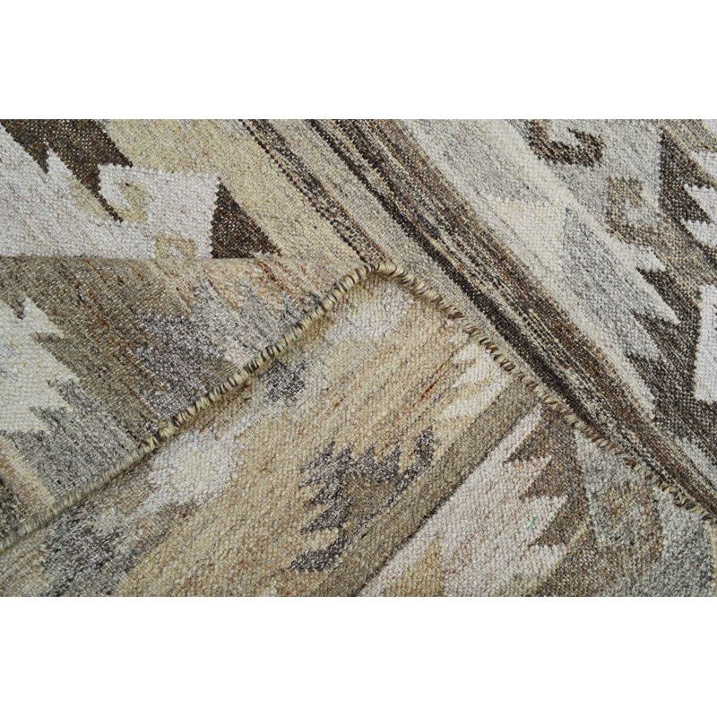 Southwestern Wool Hand Woven Area Rug, Rectangle 155 x 240cm