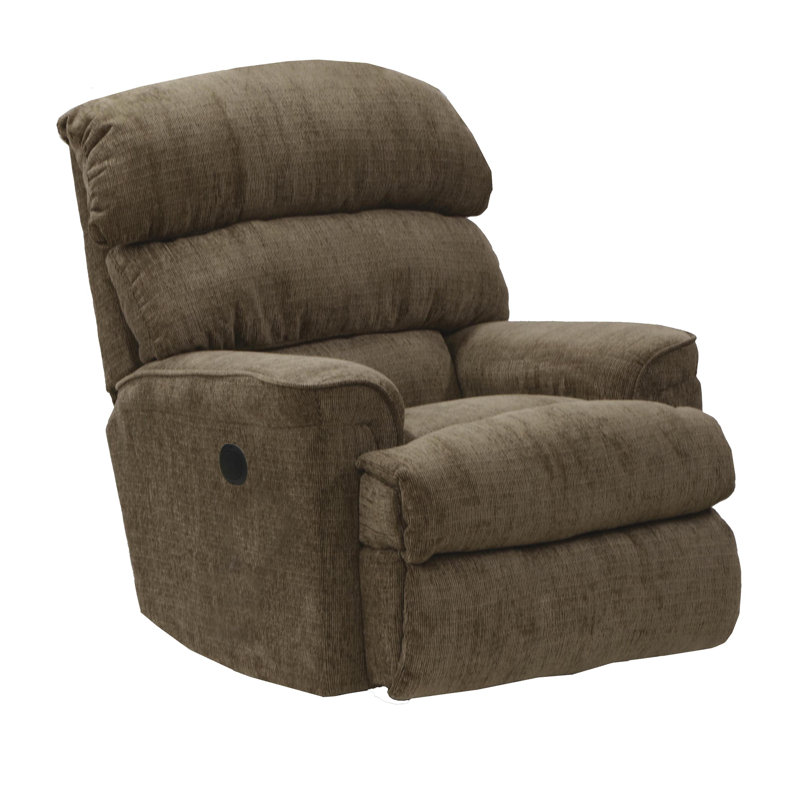 Bibb Upholstered Power Recliner, Brown