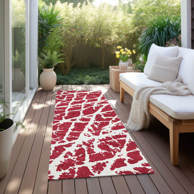 Tapis intérieur / extérieur Kyrie avec envers antidérapant