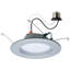 6" Selectable Color Temperature Dimmable IC Rated LED Retrofit Recessed Lighting Kit-2066798147