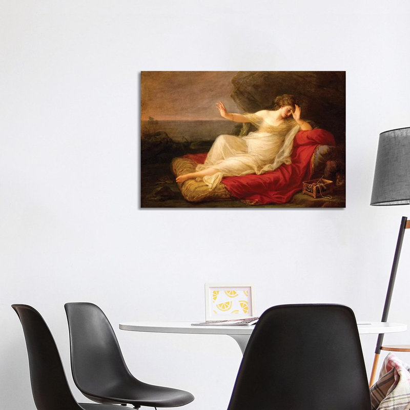 Ariadne Abandoned By Theseus On Naxos, 1774 by Angelica Kauffmann - Wrapped Canvas Painting