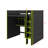 Full Size Wooden Gaming Loft Bed Featuring Desk, Storage Shelves & Built-In Ladder, Equipped With Storage Closet-1419426143