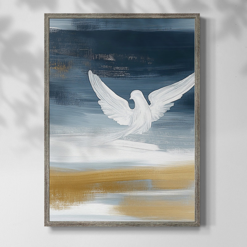 «Christmas Holiday Art» CCXVI, reproduction encadrée - bois massif, H 11 po x l 9 po