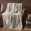 Jeté en mélange de coton ultra-doux avec frange, 50 x 60 pouces-122903390