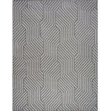 Utopia Geometric Area Rug in Gray