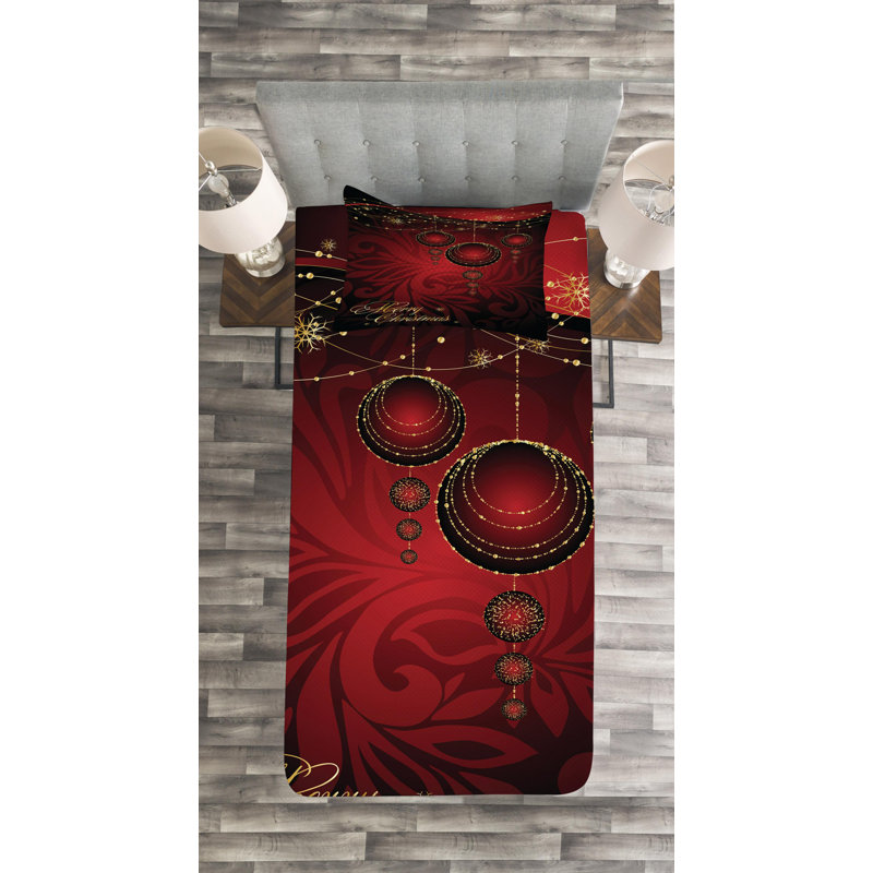 Traditional Polyester Coverlet, Twin Coverlet + 1 Sham