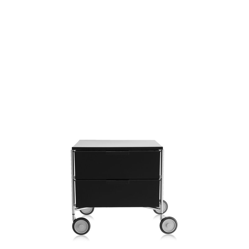 Mobil Drawer Storage, 3 Hi, With Wheels, Translucent Cobalt