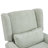 Power Recliner Chair Swivel,Boucle Upholstered 360° Swivel Recliner With Gold 5 Star Base-Light Green-1330540023