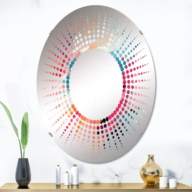 Miroir mural oval, 35,4 po x 23,6 po