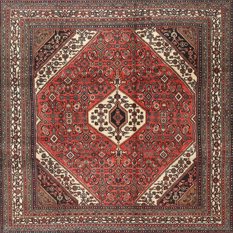 Oriental Indoor Rug, Square 7'
