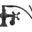 Robinet pour téléphone avec douche à main en porcelaine et baignoire Strom Living-97018772