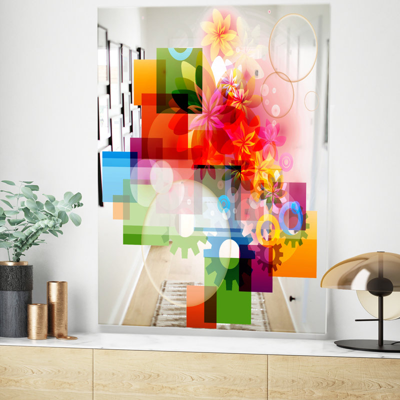 Miroir décoratif Gears, H 24 po x l 32 po