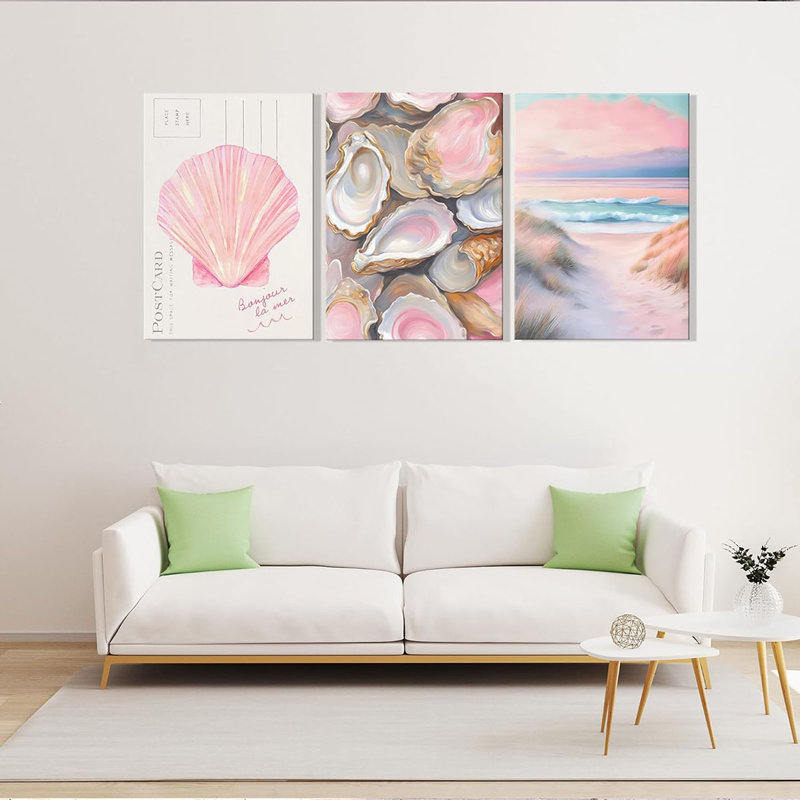 3 Piece Wrapped Canvas Print, 40 cm H x 30 cm W